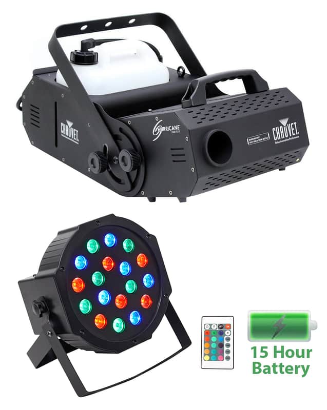 Chauvet HURRICANE H-1800 FLEX Fog / Smoke Machine H1800+Battery Par Light image 1