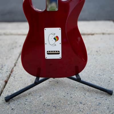 G&L Limited Edition Tribute Series Legacy Red Flame Maple with upgrades image 8