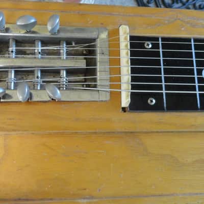 Vintage 1950’s Alamo Double Neck 8 String Lap Steel Guitar w Legs image 10