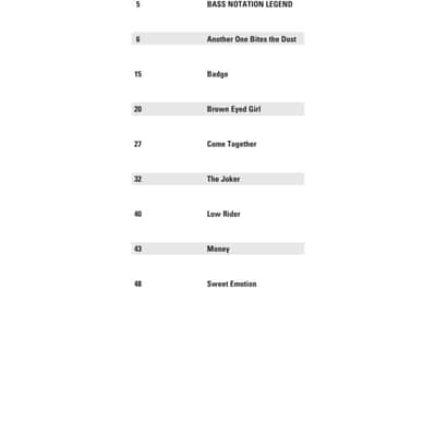 Bass Playalong #001 - Rock w/CD image 3
