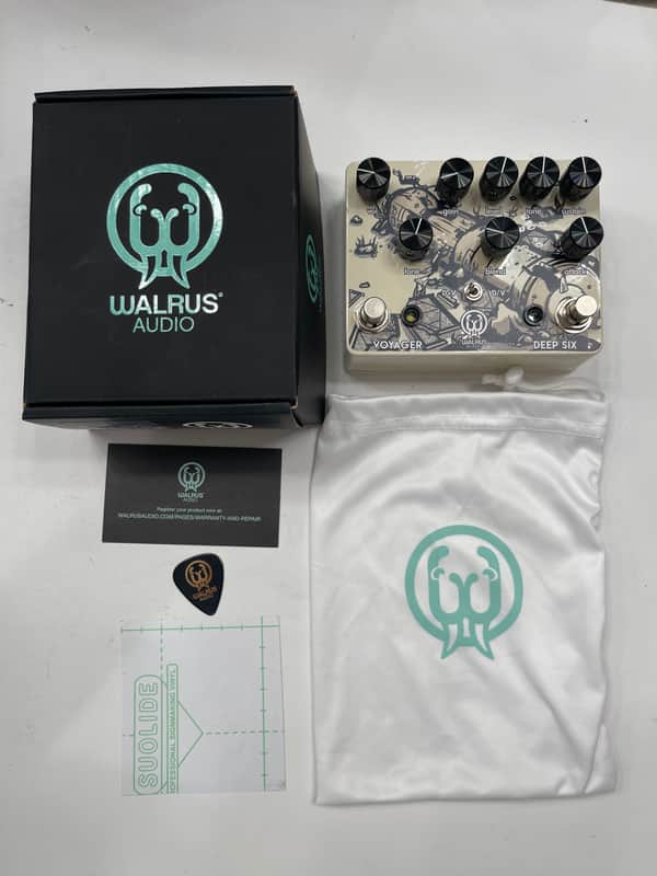 Walrus Audio Voyager / Deep Six Combo Rare Limited Edition Guitar Effect Pedal image 1