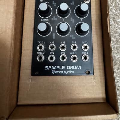 Erica Synths Sample Drum - Black Eurorack Module image 2