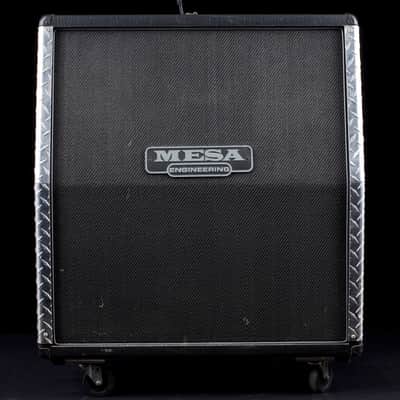 Used Mesa Boogie 4X12 Rectifier Traditional Black Slant Cabinet W/ Diamond Plate Panels image 2