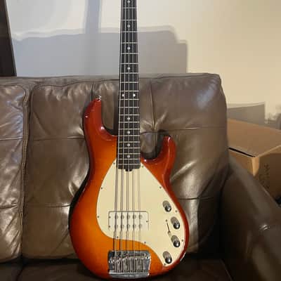 Music Man Stingray 5 H  2002 Autumn red burst sparkle image 1