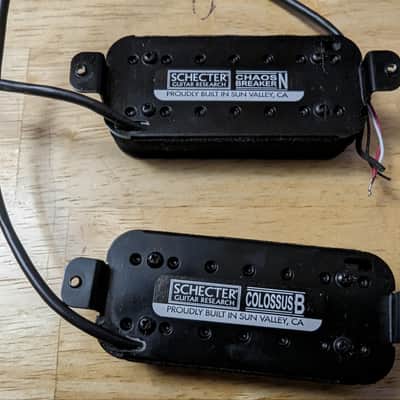 Schecter Colossus and Chaosbreaker 7 String Set image 1