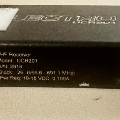Lectrosonics UCR 201 2002 - Black image 2