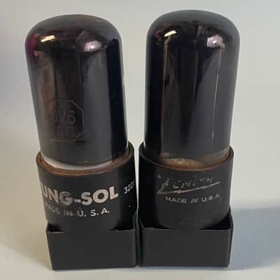 1956 Tung Sol 6V6GT (x2) Pair Vintage Power Tubes! T89 image 1