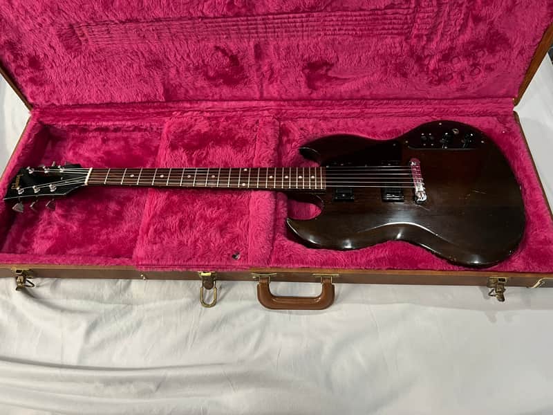 Gibson SG II 1974 with case Walnut vintage mini humbucker - Very Good