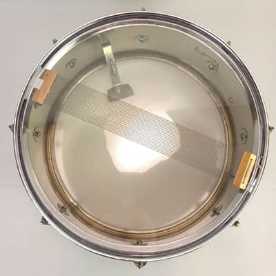 Premier 5x14"Snare Drum Chrome Steel Model 1005 8Lug England Everplay Vintage70s image 10