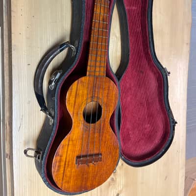 Unbranded Soprano Ukulele 1920’s - Natural Koa image 1