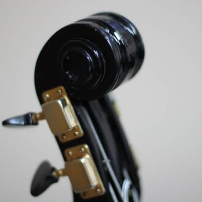 AS-IS 60's Raven Univox-Style Scroll Violin Electric Bass (MIJ) image 6