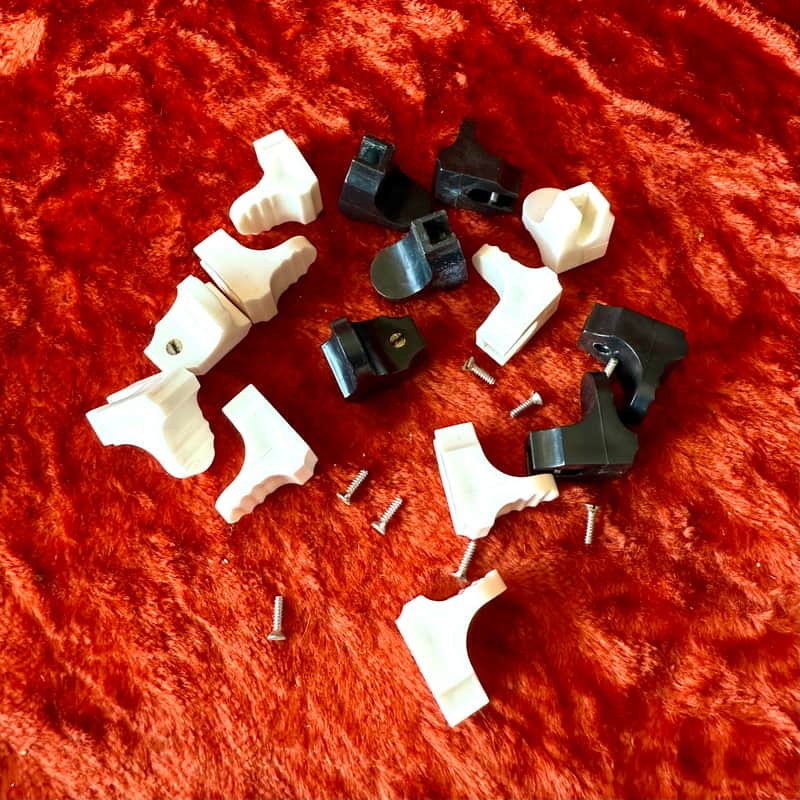 WHITE Vox Continental organ drawbar tips 1960’s knobs | Reverb