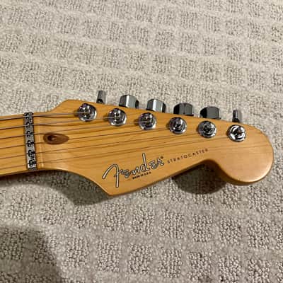Fender Partscaster: American Deluxe Stratocaster & Strat Plus Deluxe - Cherry Sunburst image 2