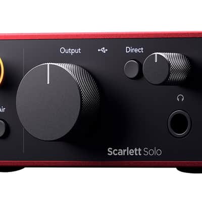 Focusrite Scarlett Solo 4th Gen Studio Recording USB Audio Interface+Software image 7