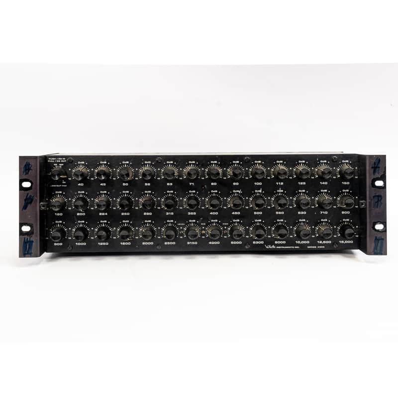 White Instruments 4303 Series One-Sixth Octave Active Equalizer – 3U Rack image 1