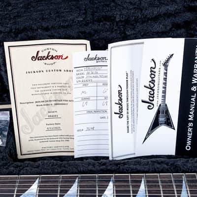 2025 Jackson USA Custom Shop Special Edition Randy Rhoads RR-2H FR Snow White Heavy Relic, Mint w/ Case, Tags image 18