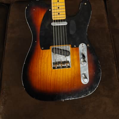 Fender Telecaster 1952 Custom Shop Journeyman Relic Limited Edition 2016 Sunburst image 3