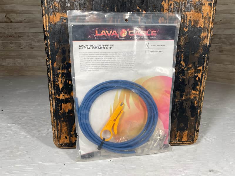 Lava Cable Solder-Free Pedalboard Kit - 10ft / 10 Plugs - NOS in packaging image 1