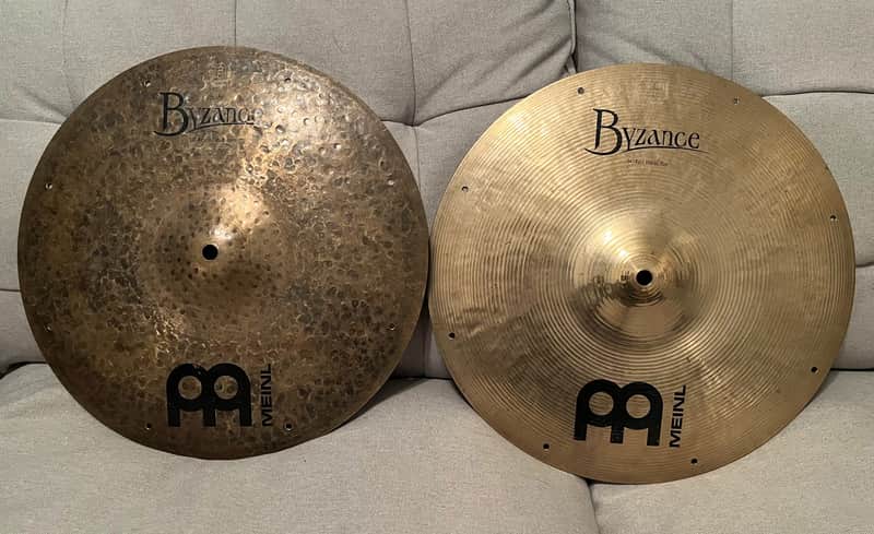 Meinl 14" Byzance Fast Hi-Hats Pair image 1