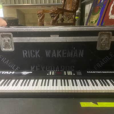Cheetah Master Series 7P Keyboard Owned and Used by Rick Wakeman of YES 1980 Black image 1