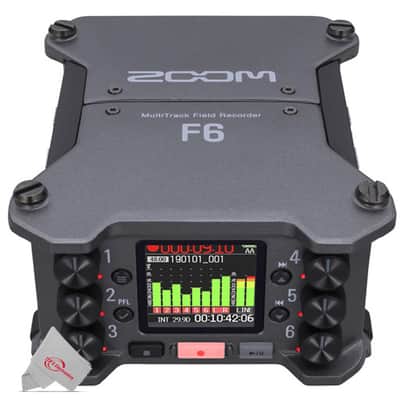 Zoom F6 6-Input / 14-Track Multi-Track Field Recorder image 2
