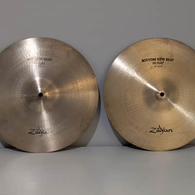 Zildjian 14" A Series New Beat Hi-Hat Cymbals (Pair) 1982 - 2012 - Traditional image 1