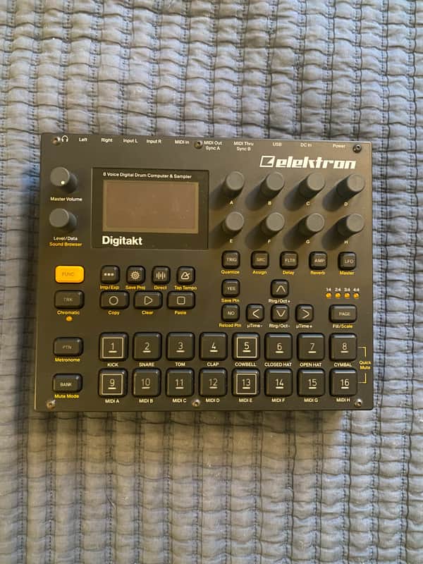 Elektron Digitakt 2017 - 2024 - Black image 1