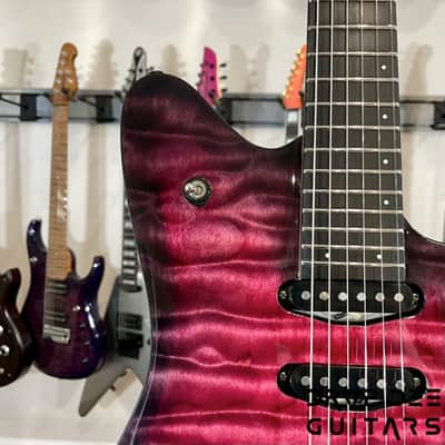SMP Custom Shop Ichor Electric Guitar w/ Case-Red Quilt image 5