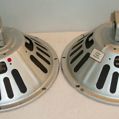 Pair of Oxford 465-817 Vintage 1960's Guitar Amplifier Alnico 12" inch 8 Ohm Speakers for Fender amp image 7