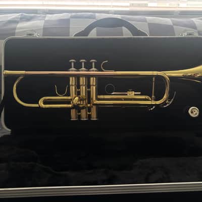 Etude ETR-100 Student Series Bb Trumpet 2010s - Clear-Lacquered Brass image 5