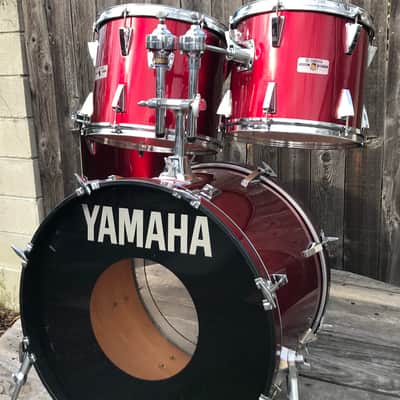 Yamaha Stage 5000 Series Drum Set 80’s (MIJ)Beech & Mahogany Shells image 5