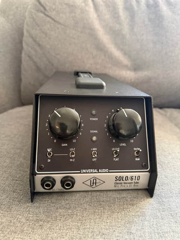 Universal Audio Solo/610 Desktop Tube Mic Preamp 2006 - Present - Black image 1