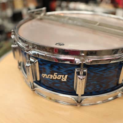 1969 Rogers Dyna-Sonic Wood 5x14" Snare Drum (Blue Onyx) image 23