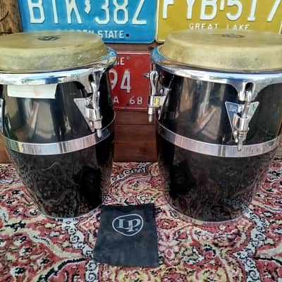 Latin Percussion LP JRX Junior Conga 8"+9", usate. 2000s - Black image 6