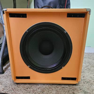 Luke-1x12C - Empty 12" Guitar Cabinet - Orange Tolex/Wheat Cloth Grill Loaded With Celestion Seventy 80 image 3