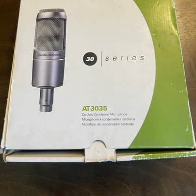 Audio-Technica AT3035 Large Diaphragm Cardioid Condenser Microphone 2010s - Silver image 1