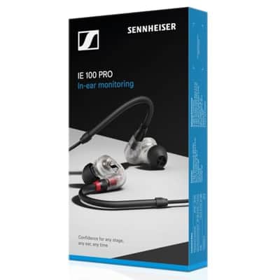 Sennheiser IE 100 PRO In-Ear Monitoring Headphones (Clear) image 8