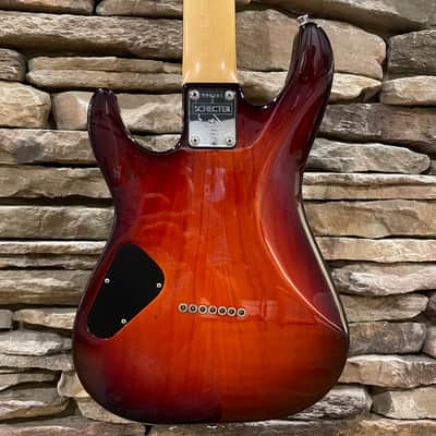 Schecter USA Custom Shop Sunset 7 1998 - Cherry Sunburst w/OHSC image 13