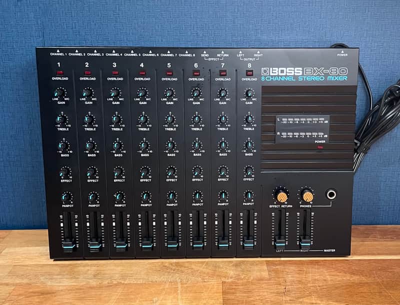 Boss BX-80 8-Channel Stereo Mixer | Reverb