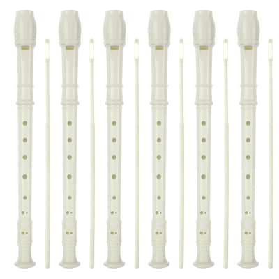 16 Pack 8 Hole Recorder Flute, Plastic Recorders Musical Instruments With Cleaning Rod, Beginner Recorder Soprano Recorder For Music image 1