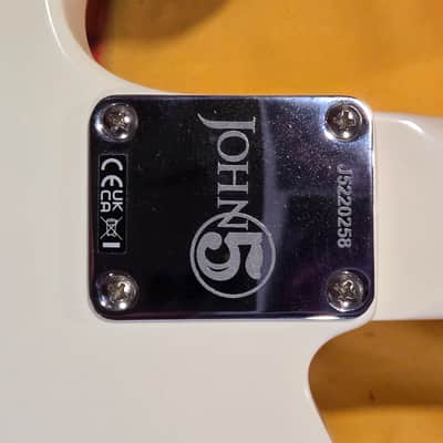 Fender John 5 Signature Ghost Telecaster 2023 - White image 3