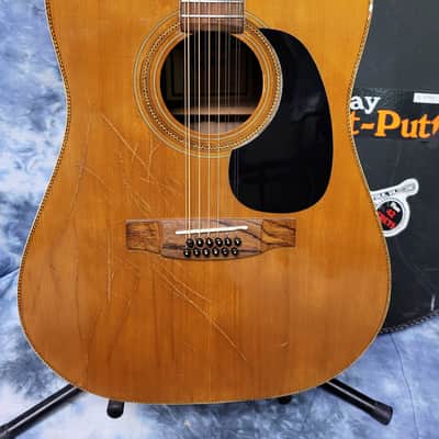 Vintage 1988 Epiphone Presentation 12 String Acoustic Guitar Model PR-715-12 Pro Setup New Strings Original Soft Shell Case image 2