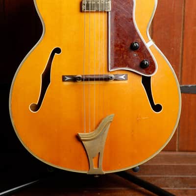 Aria Pro II FA-03 Natural Archtop Hollowbody Electric Guitar Pre-Owned image 1