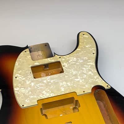 BloomDoom 4- Ply Aged White Pearloid Relic T-Style Pickguard image 1