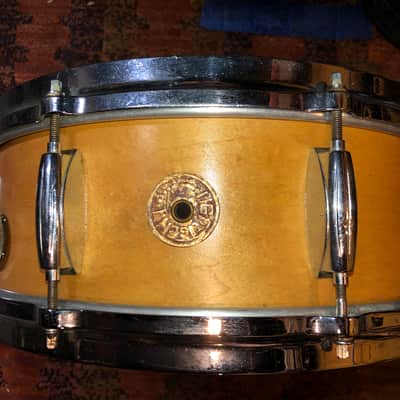 Gretsch Round Badge Natural Maple 1950’s Snare Drum image 1