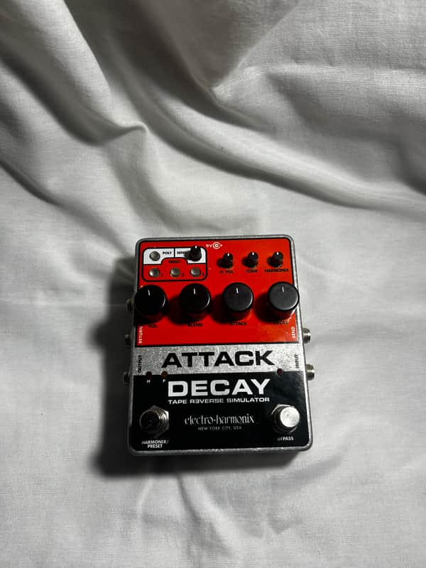 Electro-Harmonix Attack Decay Reverse Tape Simulator 2019 - Present - Orange / Black image 1
