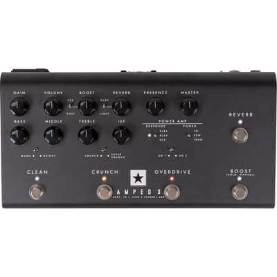 Blackstar AMPED 3 3-Channel 100-Watt Pedalboard Guitar Amp Head - Black image 1