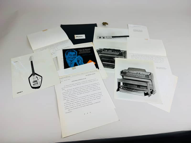 Vox / Thomas Organ 12-Piece Dealer Press Kit 1966 image 1