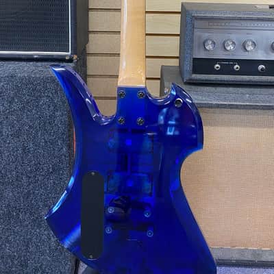 Used 2016 B.C. Rich Mockingbird Acrylic Blue image 4