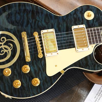 Orianthi Owned! 2024 Gibson Custom Shop 1959 Reissue Les Paul Electric Guitar 5A Quilt Blue + COA OHSC image 3